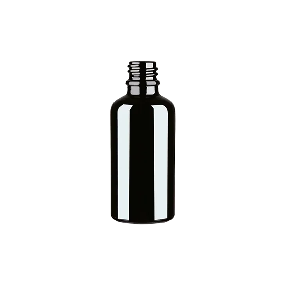 Siyah Cam Damlalıklı Şişeler 50ml