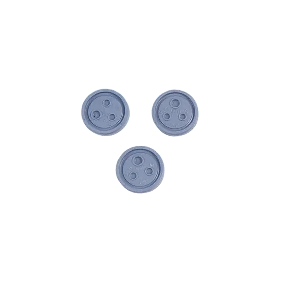 Rubber Disc and Plastic Cap for Iv Solution 750251 Redex Glass