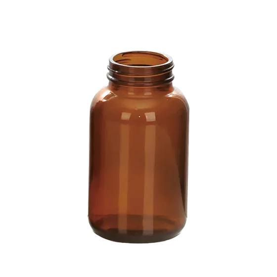 Amber glazen tablettenfles 400ml - RO40001