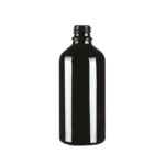 Siyah Cam Damlalıklı Şişeler 100ml
