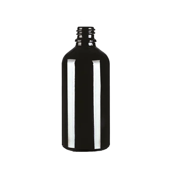 Siyah Cam Damlalıklı Şişeler 100ml