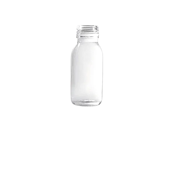 Sirupflasche Klarglas 60ml - RE06001