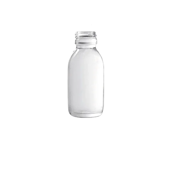 Sirupflasche Klarglas 90ml - RE09001