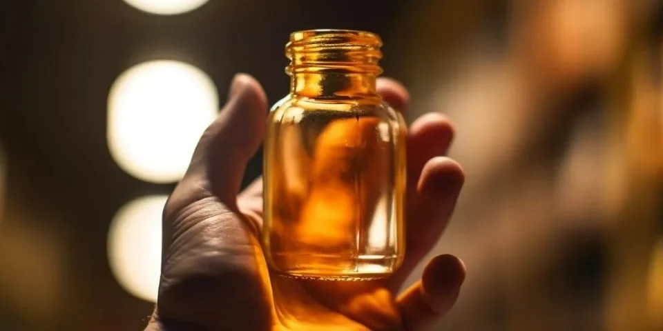 Amber Glass Bottle