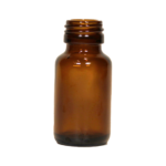 Amber glazen siroopfles 30ml 25pp