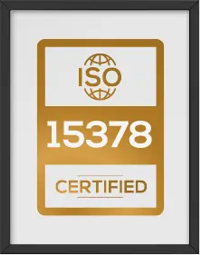 Redex Glass ISO 15378 certification – primary packaging materials for medicinal products.